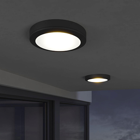 Уличный настенный светодиодный светильник Elektrostandard LTB51 Led черный a048706
