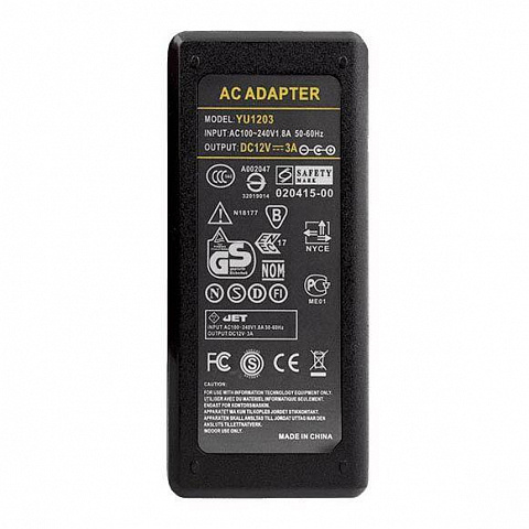 Блок питания SWG 12V 36W IP20 3A NA-36-12 000826