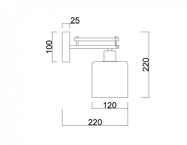 Бра MyFar Wall Bona MR1590-1C
