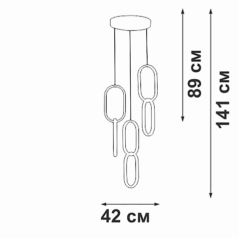 Каскадная люстра Vitaluce V4695-0/6S