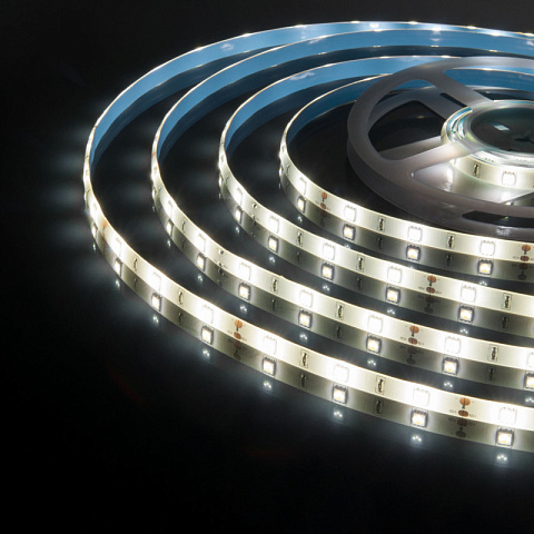 Лента Elektrostandard 5050 12V 30Led 7,2W IP65 / дневной белый