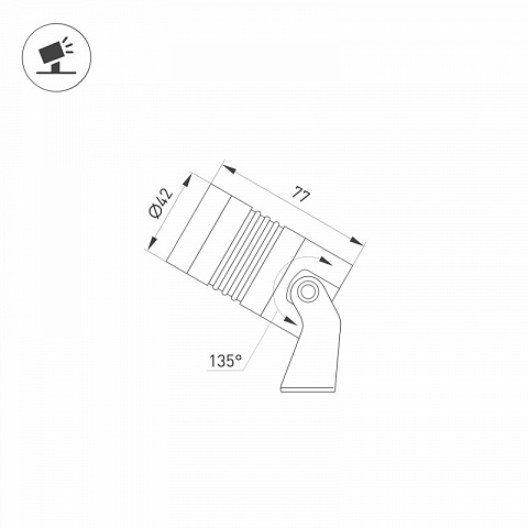 Прожектор Arlight 042661