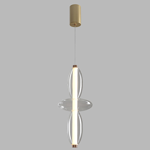 Подвесной светильник Crystal Lux QUASAR SP14W LED TRANSPARENT