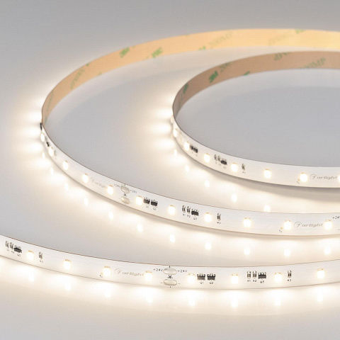 Светодиодная лента IC-A60-10mm 24V Warm3500 (4.8 W/m, IP20, 2835, 20m) Arlight 040669