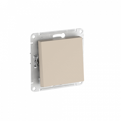 Systeme Electric AtlasDesign Песочный Выключатель 1-клавишный, сх.1, 10АХ, мех., быстрозажим. клем.