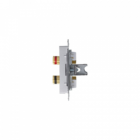 Systeme Electric AtlasDesign Алюминий Аудиорозетка двухместная