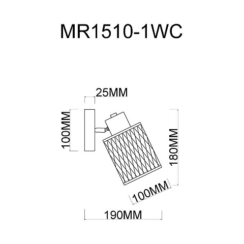 Спот MyFar Cathy MR1510-1WC