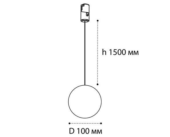 Светильник на шине ITALLINE IT010-4020 black 3000K