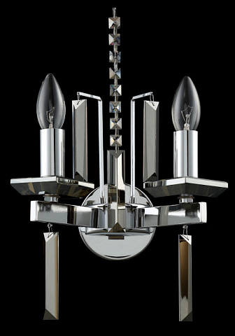 Бра Crystal Lux MARRON AP2 CHROME