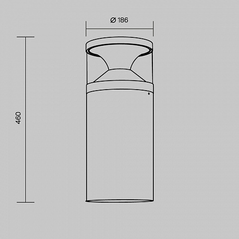 Ландшафтный светильник Maytoni Outdoor O496FL-L21B3K1