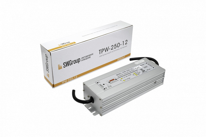 Блок питания для светодиодной ленты SWG TPW-250-12