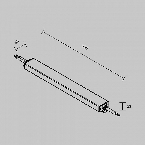 Источник напряжения PSL023 48В 250Вт IP67 Maytoni Led Strip 832006