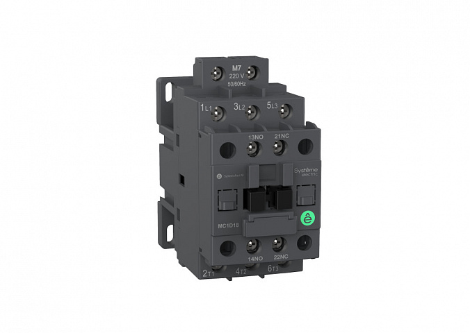 Systeme Electric Контактор MC1D 3P 12A НО+НЗ 24VDC