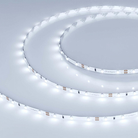 Светодиодная лента Arlight 4,8W/m 60LED/m 2835SMD холодный белый 5M RT-A60-5mm 12V Cool 8K 028610(2)