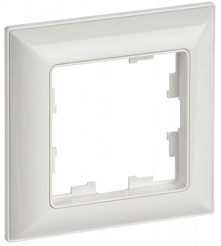 IEK BRITE DECOR Белый 3D-форма Рамка 1-м РУ-1-Бр