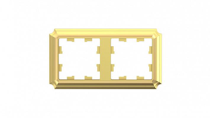 Systeme Electric AtlasDesign Antique Золото Рамка 2-ая, универсальная