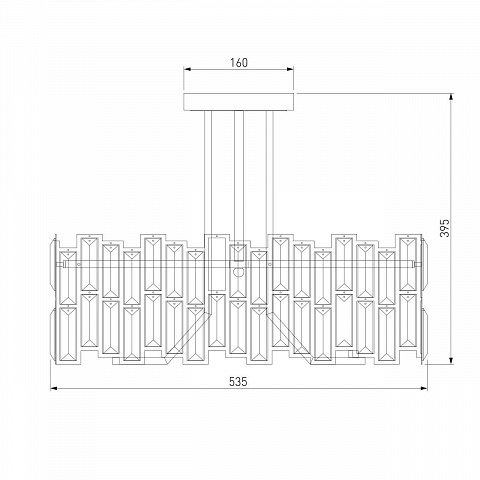 Потолочная люстра Bogates Zolletta 339/5 Strotskis Smart