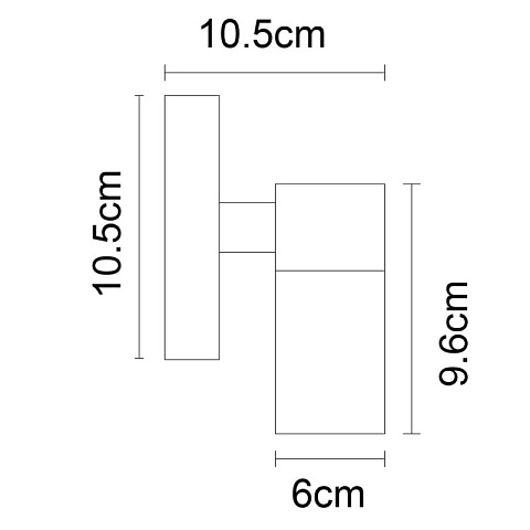 Светильник настенный ARTE Lamp A3302AL-1BK