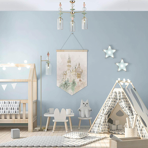 Люстра на штанге Odeon Light 4855/3C