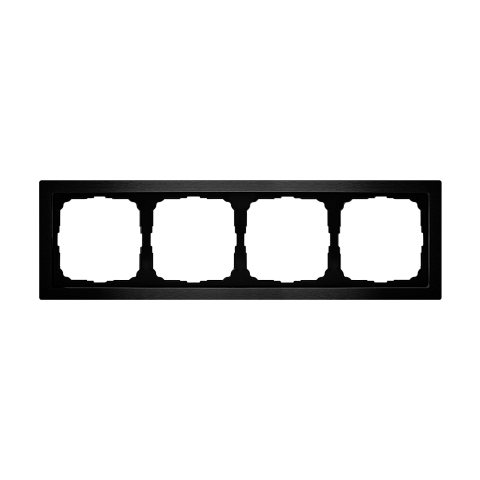 Systeme Electric ArtGallery Pure Металл Оникс Рамка 4-ая