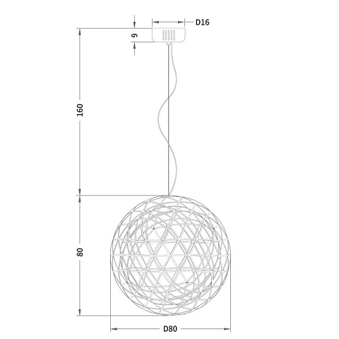 Подвесная люстра Divinare 1030/02 SP-162