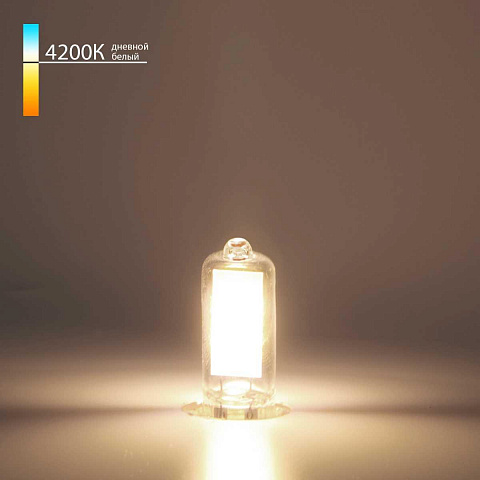 Лампа светодиодная Elektrostandard G9 3W 4200K прозрачная BLG912 a058832