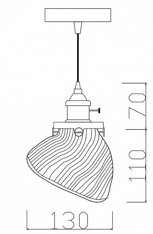 Подвесной светильник Imperium Loft Loft Sea Shell 123662-22