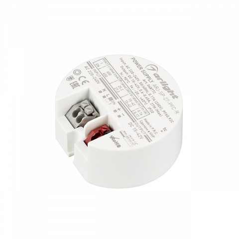 Блок питания Arlight ARJ-SP-27-PFC-R (27W, 15-42V, 0.6-0.65A) 048772