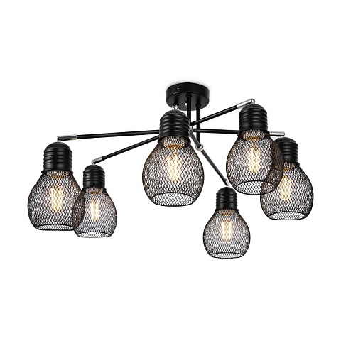Люстра на штанге Freya FR5069PL-06B