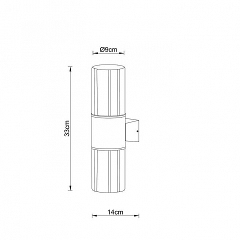 Светильник настенный ARTE Lamp A6515AL-2BK