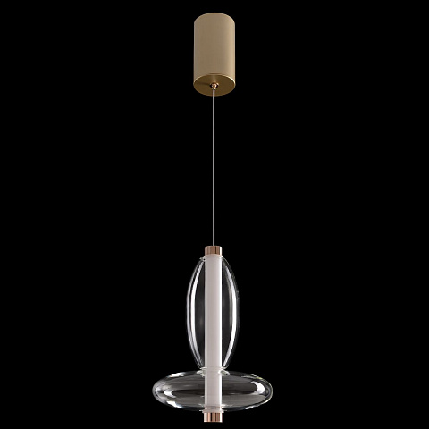 Подвесной светильник Crystal Lux QUASAR SP10W LED TRANSPARENT
