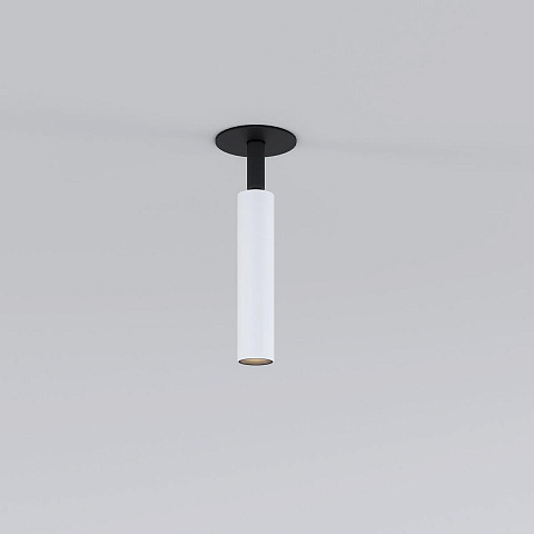 Встраиваемый светодиодный спот Elektrostandard Diffe 25027/Led белый/черный a058216