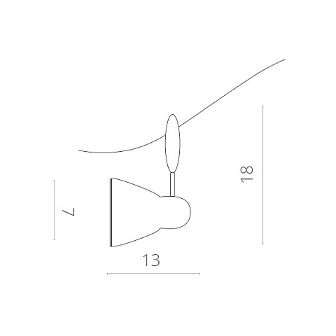 Светильник на шине ARTE Lamp A3058PL-1SI