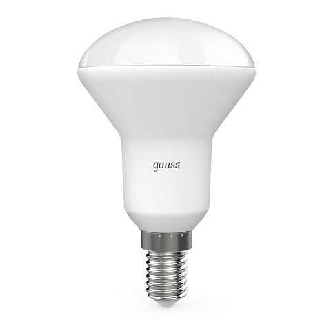 Лампа светодиодная рефлекторная Gauss E14 6W 3000K матовая 106001106