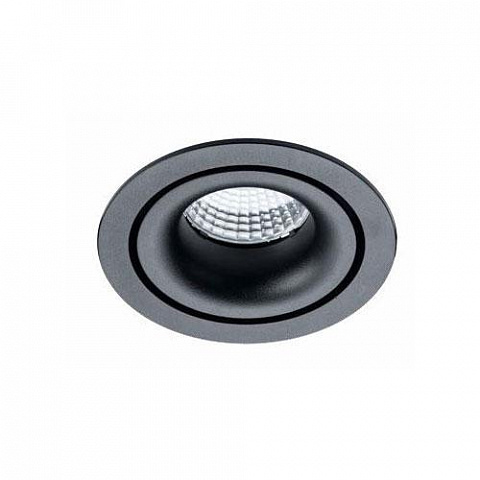 Встраиваемый светодиодный диммируемый светильник Italline IT02-008 Dim black