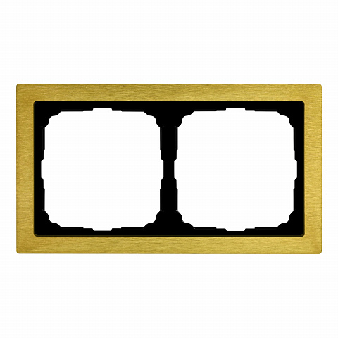 Systeme Electric ArtGallery Pure Металл Золото Рамка 2-ая