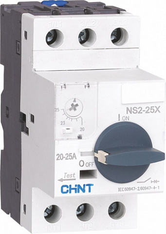 CHINT Пускатель NS2-25X 20-25A с поворотной ручкой (R)