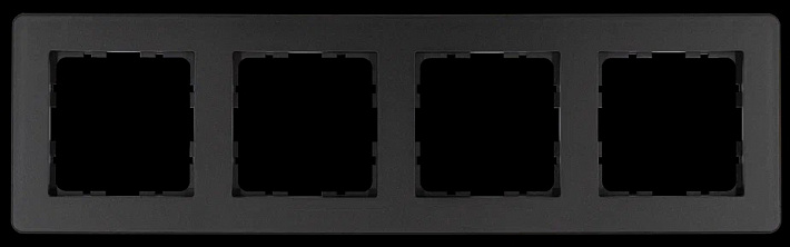 Jasmart Рамка G-Flex 4-постовая, цвет Антрацит