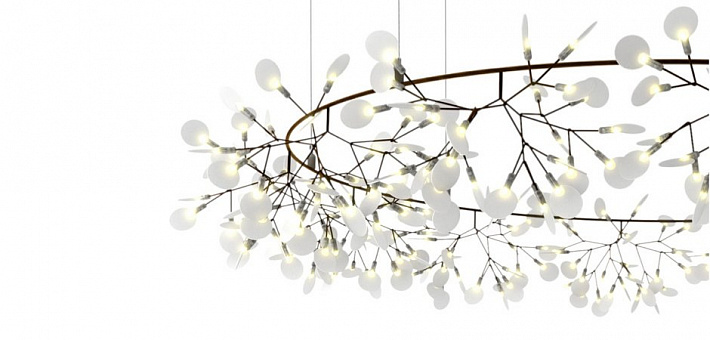 Подвесная люстра Imperium Loft Mi Heracleum The Big O 125 Copper 354429-22
