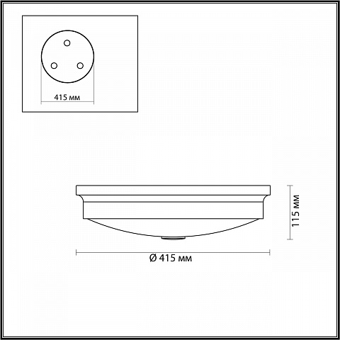 Настенно-потолочный светильник Odeon Light Walli Marsei 4825/4C