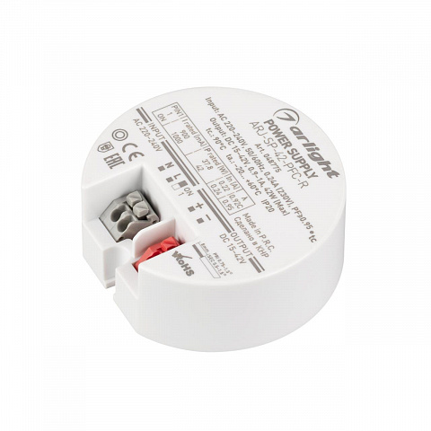 Блок питания ARJ-SP-42-PFC-R (42W, 15-42V, 0.9-1A) Arlight 048775