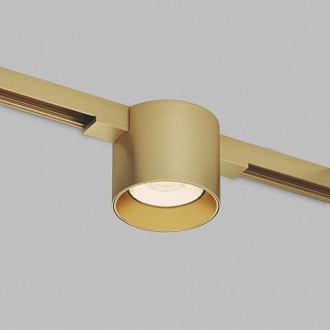 DK5943-SB Светильник трековый SHINE SPOT ZigBee, 48В, 8Вт, 2700-6000K, IP20, сатин. латунь, алюминий