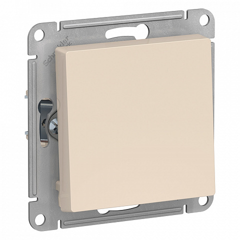 Systeme Electric AtlasDesign Беж Выключатель 1-клавишный сх.1, 10АХ, механизм