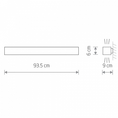 Настенный светильник Nowodvorski Soft Wall Led 90x6 7548
