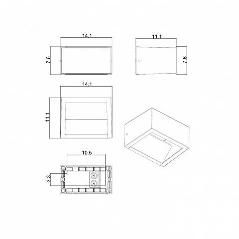 Садово-парковый светильник ARTE Lamp A1326AL-1BK