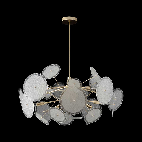 Люстра на штанге Crystal Lux DANDELION SP10 GOLD