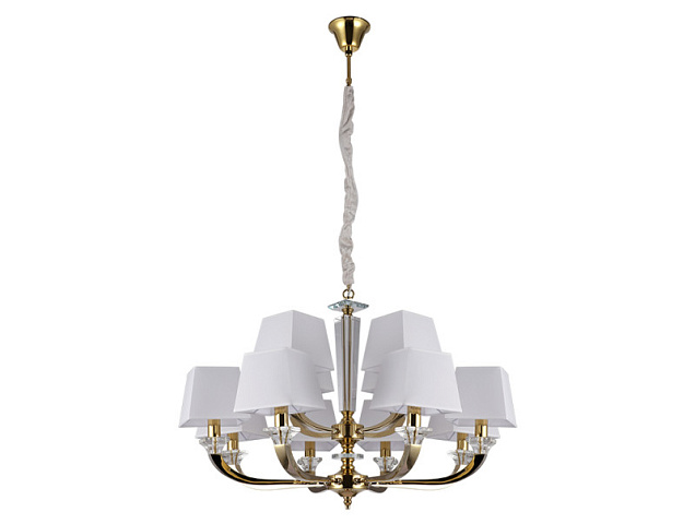 Подвесная люстра Newport 11408+4/C gold