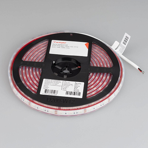 Светодиодная влагозащищенная лента Arlight 4W/m 60Led/m 5060SMD синий 5M RTW-PFS-B60-13mm 12V Blue 036280