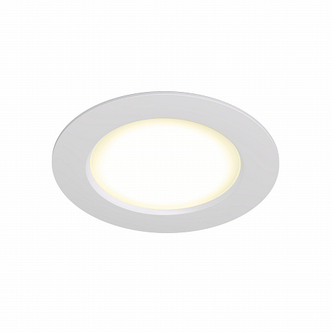 DK3046-WH Встраиваемый светильник, IP 20, 5Вт, LED, белый, пластик