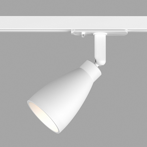 DK6050-WH Трековый светильник IP 20, 15 Вт, GU10, белый, алюминий, пластик